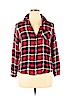 Overdrive 100% Rayon Red Long Sleeve Button-Down Shirt Size XL - photo 1