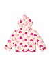 Gymboree 100% Polyester Hearts Ivory Zip Up Hoodie Size 2T - 3T - photo 1