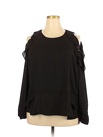 ASOS Curve Long Sleeve Blouse (view 1)