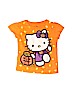 Hello Kitty 100% Cotton Graphic Orange Short Sleeve T-Shirt Size 2T - photo 1