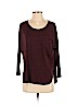 Nicholas Bowes Burgundy Long Sleeve Top Size XS - photo 1