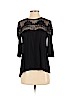 Living Doll Black Short Sleeve Top Size S - photo 1