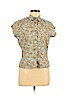 Salomon 100% Polyester Tan Short Sleeve Button-Down Shirt Size M - photo 1