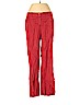 Theory 100% Linen Red Linen Pants Size 4 - photo 1