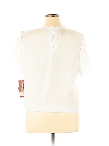 Worthington Short Sleeve Blouse (view 2)