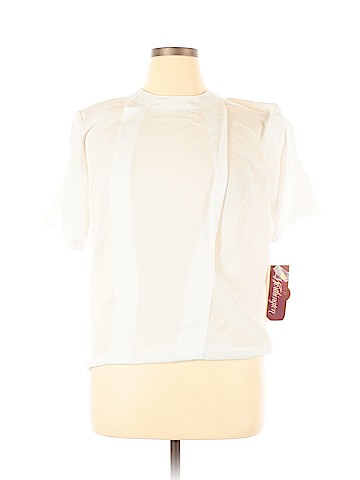Worthington Short Sleeve Blouse (view 1)