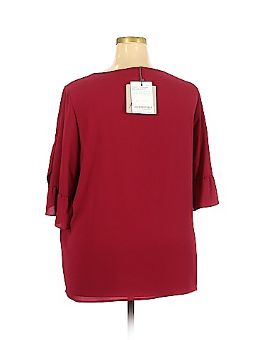 Persona by Marina Rinaldi Short Sleeve Blouse (view 2)