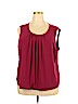 Jones Studio Pink Sleeveless Top Size 24 - photo 1