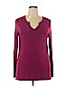 Cable & Gauge Pink Long Sleeve Top Size XL - photo 1