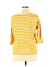 Stylus 100% Cotton Yellow 3/4 Sleeve Top Size XL - photo 2