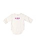 Carter's 100% Cotton Solid White Long Sleeve Onesie 0-3 MO / 3 MO - photo 1