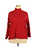 St. John's Bay 100% Cotton Red Long Sleeve Turtleneck Size 2X - photo 1