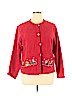 C&B Sport 100% Polyester Red Cardigan Size XL (petite) - photo 1