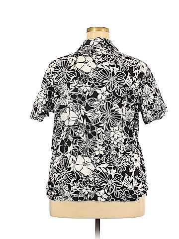 Cathy Essentials Short Sleeve Button-Down Shirt (view 2)