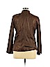 Coldwater Creek 100% Cotton Brown Jacket Size 14 - photo 2