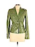 Cache 100% Leather Green Leather Jacket Size 17 - photo 1