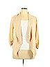 LE3NO 100% Polyester Tan Cardigan Size XL - photo 1