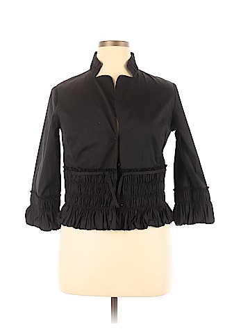 Per Se By Carlisle 3/4 Sleeve Button-Down Shirt (view 1)