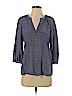 Joie 100% Silk Blue 3/4 Sleeve Silk Top Size XS - photo 1