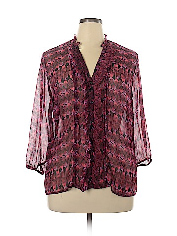 Attention Long Sleeve Blouse (view 1)