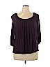Gap Purple 3/4 Sleeve Top Size XL - photo 1