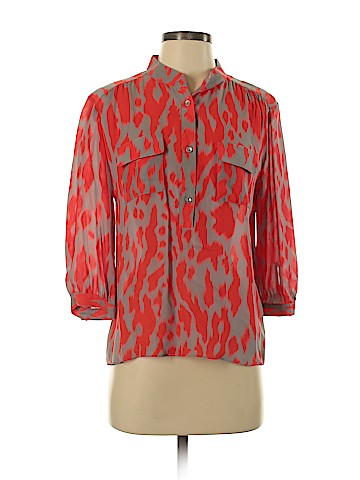 Parker 3/4 Sleeve Silk Top (view 1)