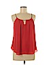 Milly 100% Polyester Red Sleeveless Blouse Size 6 - photo 1