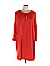Mossimo 100% Polyester Red Casual Dress Size L - photo 1