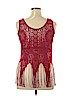 Maurices 100% Nylon Red Sleeveless Top Size XL - photo 2