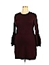 Eliza J Burgundy Casual Dress Size XL - photo 1