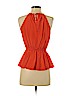 Rebecca Taylor 100% Silk Orange Sleeveless Silk Top Size 0 - photo 2
