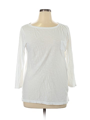 Ann Taylor LOFT 3/4 Sleeve T-Shirt (view 1)