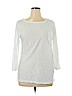 Ann Taylor LOFT 100% Cotton White 3/4 Sleeve T-Shirt Size XL - photo 1