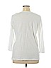 Ann Taylor LOFT 100% Cotton White 3/4 Sleeve T-Shirt Size XL - photo 2