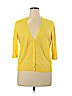 Gap Outlet 100% Polyester Yellow Cardigan Size XL - photo 1
