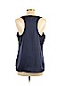 Banana Republic 100% Polyester Blue Sleeveless Blouse Size L (petite) - photo 2