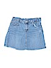 Zara 100% Cotton Blue Denim Skirt Size 13 - photo 1