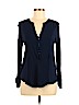 Lucky Brand 100% Viscose Blue Long Sleeve Top Size M - photo 1