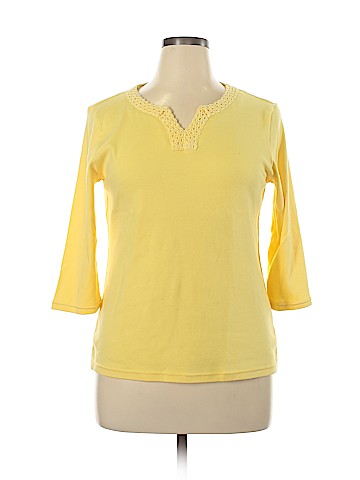 Hillard & Hanson 3/4 Sleeve Top (view 1)