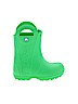 Crocs Green Rain Boots Size 11 (kids) - photo 1