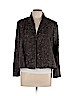 Nicole Farhi 100% Silk Gray Silk Blazer Size 12 - photo 1