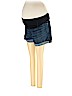 Isabel Maternity Blue Denim Shorts Size 4 - photo 1