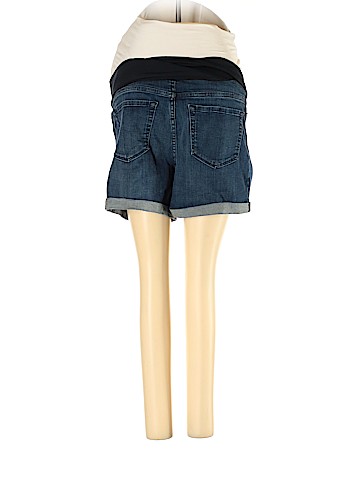 Isabel Maternity Denim Shorts (view 2)