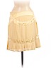 Catherine Malandrino 100% Silk Yellow Silk Skirt Size 8 - photo 2