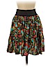 Fire Los Angeles 100% Rayon Blue Casual Skirt Size M - photo 2