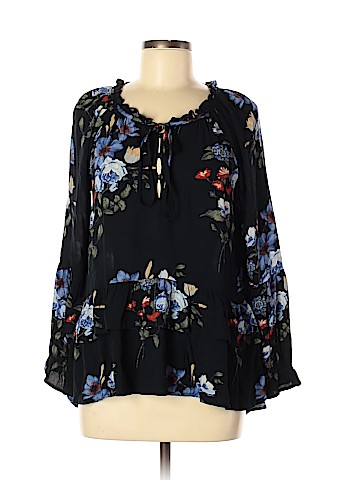American Eagle Outfitters Long Sleeve Blouse (view 1)