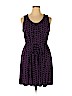 Daisy Fuentes Purple Casual Dress Size XL - photo 1