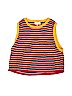Assorted Brands 100% Cotton Stripes Red Sweater Vest Size M (kids) - photo 1