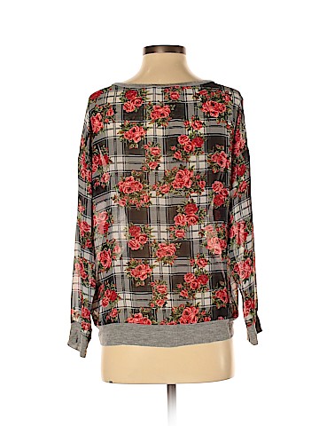 Pink Rose Long Sleeve Blouse (view 2)