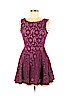 City Studio Purple Cocktail Dress Size 7 - photo 1